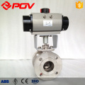 DN25 Stainless steel cut off pneumatic ball valve